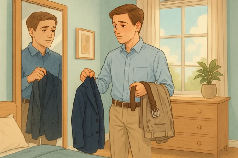 Préparation avant un premier rendez-vous amoureux après des échanges en ligne