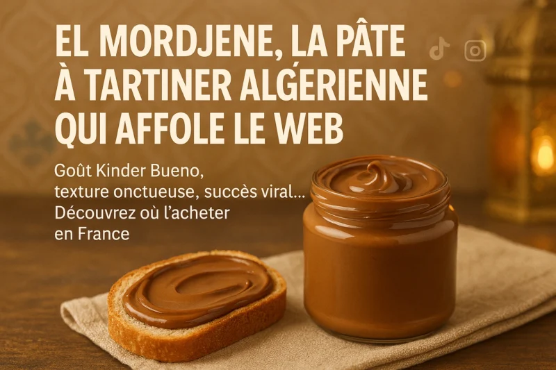 El Mordjene pâte à tartiner algérienne au goût Kinder Bueno – en vente en France