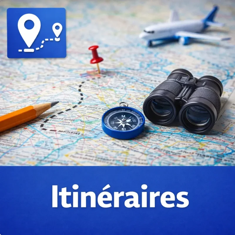 Itinéraires de voyage avec parcours conseillés sur plusieurs jours