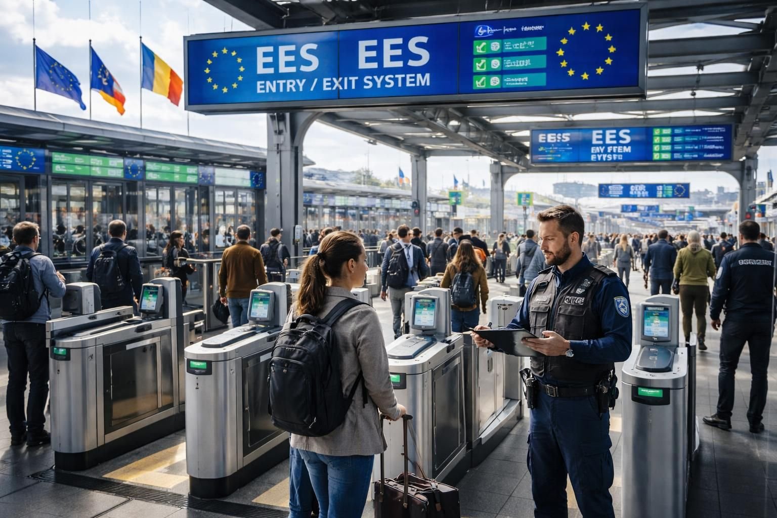 découvrez les dernières nouveautés aux frontières européennes avec la mise en place complète du système ees pour un voyage en europe plus sécurisé et fluide.